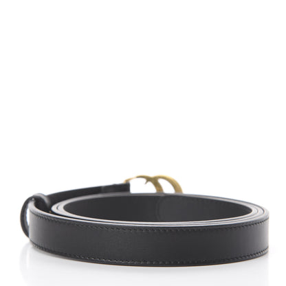 Gucci Calfskin Double G 20mm Belt 95 38 Black 2 of 5