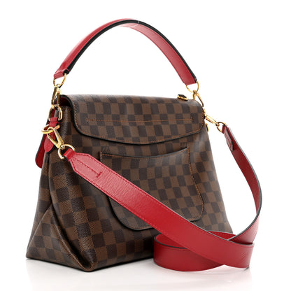 Louis Vuitton Damier Ebene Beaubourg MM Scarlet 3 of 10