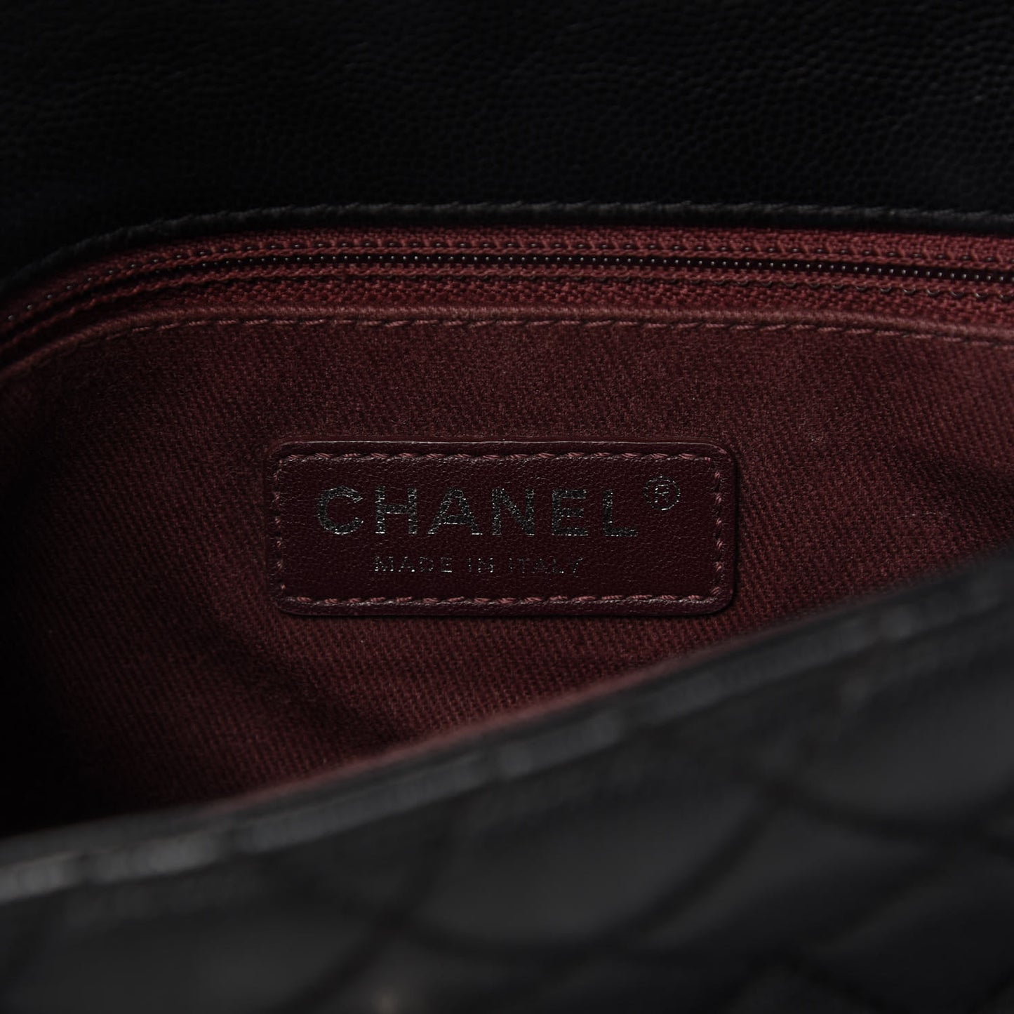 Caviar Quilted Mini Coco Handle Flap Black