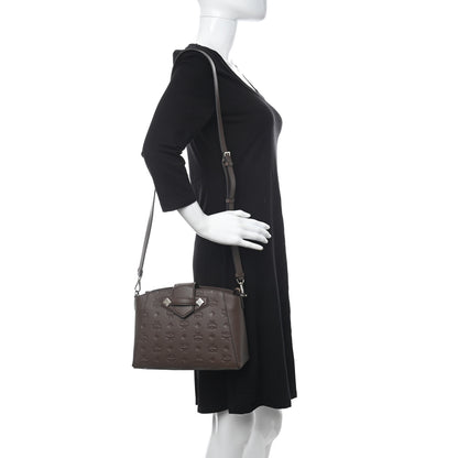 MCM Calfskin Ottomar Essential Crossbody Bag Brown 2 of 12