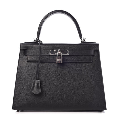 Hermes Epsom Kelly Sellier 28 Black 1 of 9