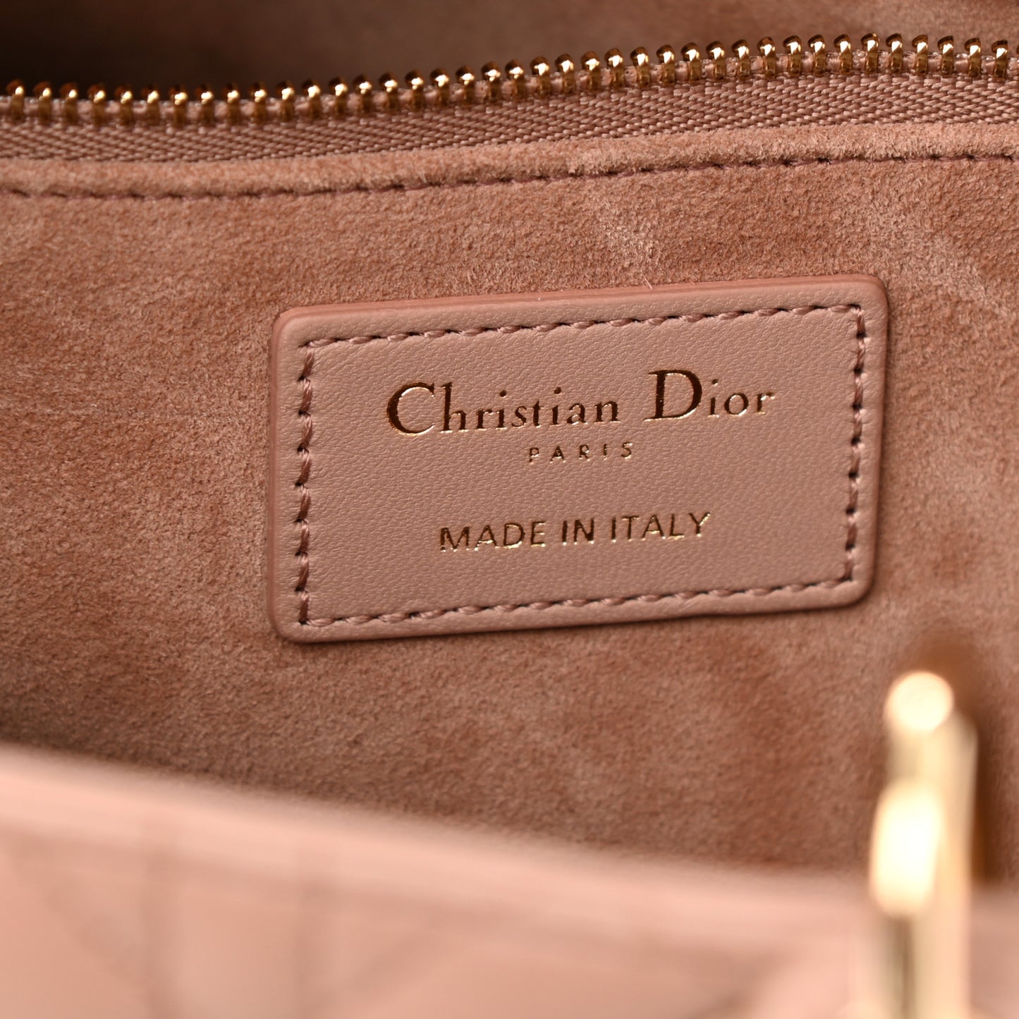 Lambskin Cannage Large Lady Dior Fard