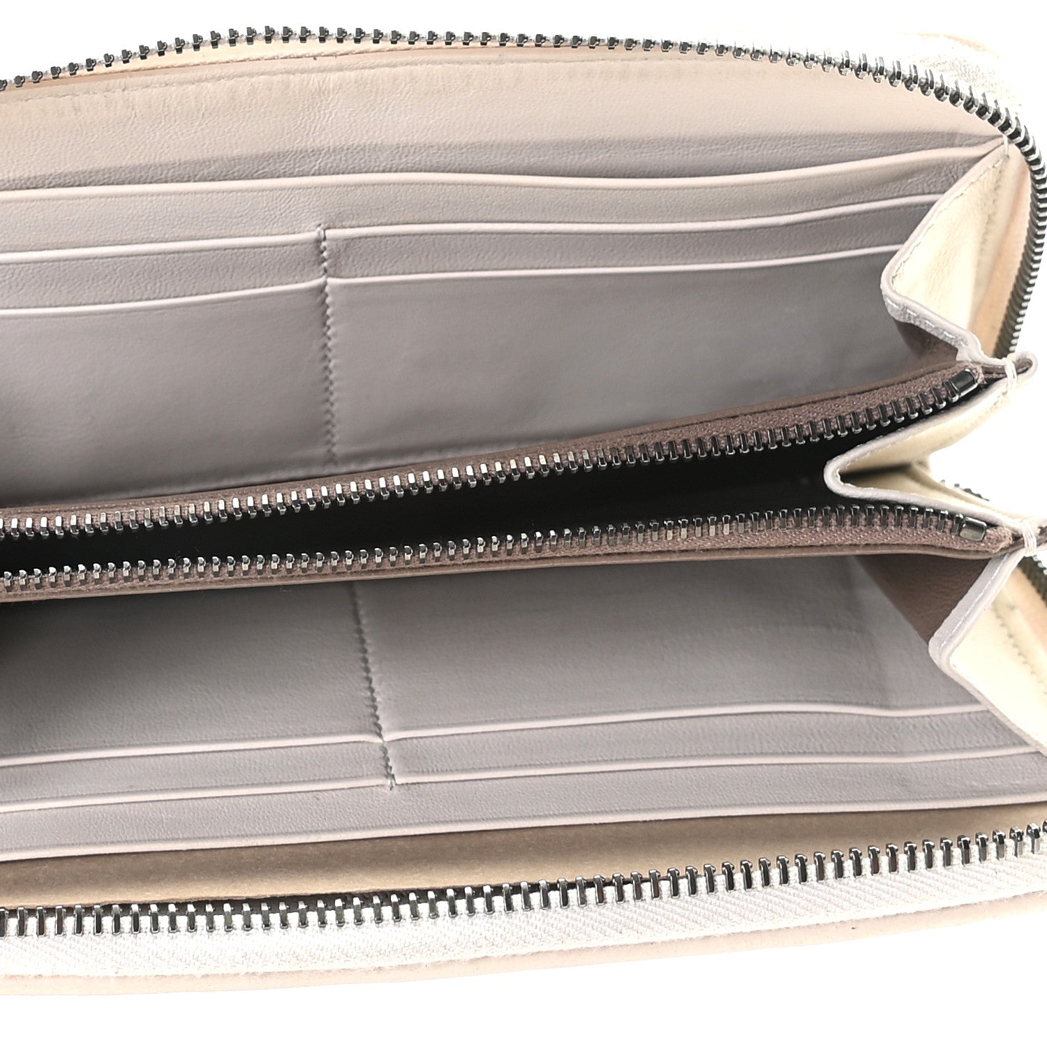 Bottega Veneta Nappa Intrecciato Ayers Zip Around Wallet 6 of 7