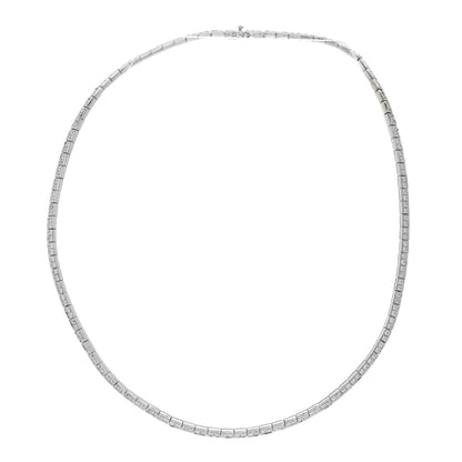 Anita Ko 18K White Gold Diamond Link Choker Necklace 3 of 4