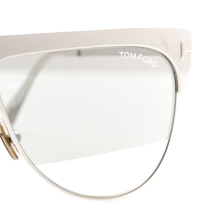 Tom Ford Gold Plated West Sunglasses TF706 Silver 7 of 8