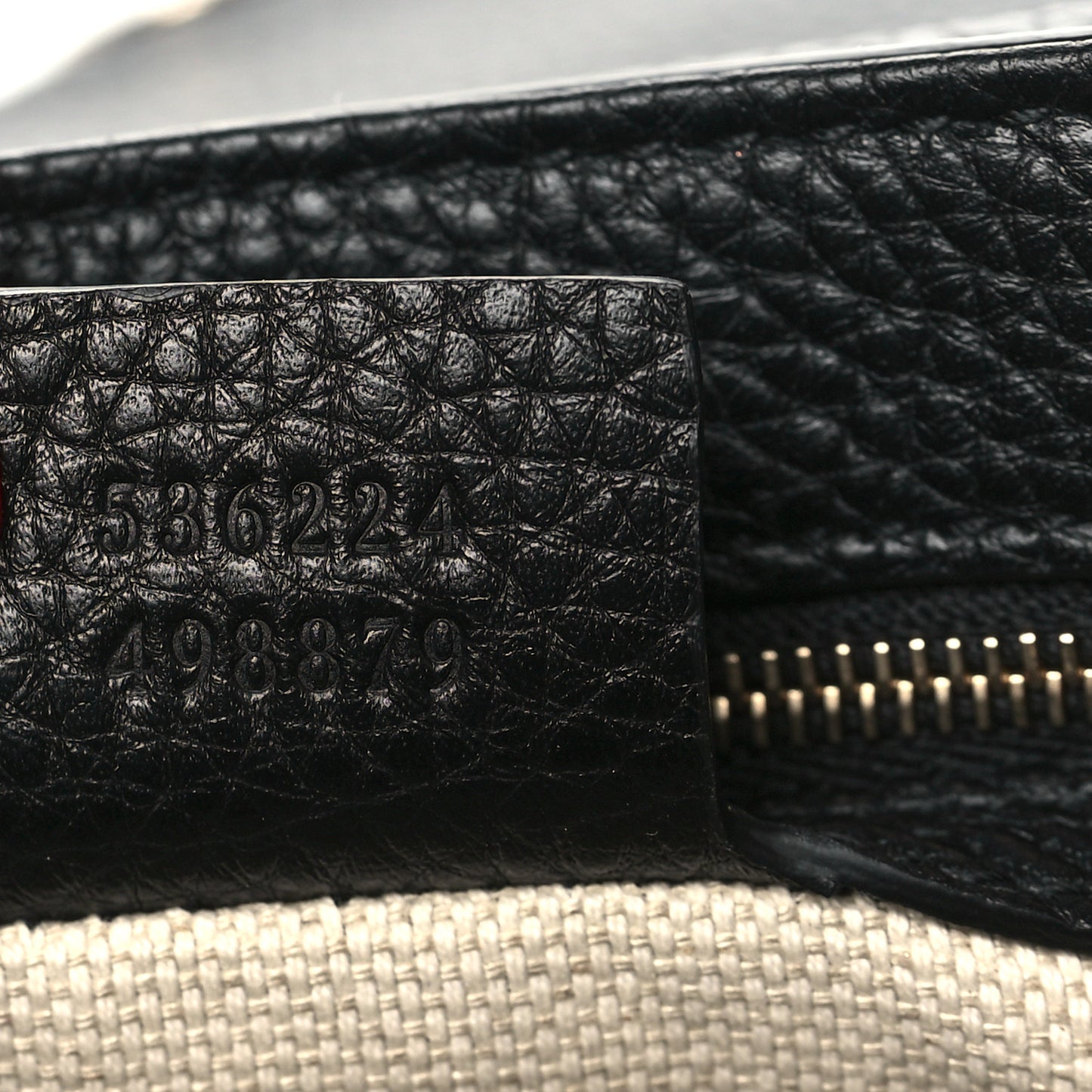 Pebbled Calfskin Medium Soho Flap Crossbody Black