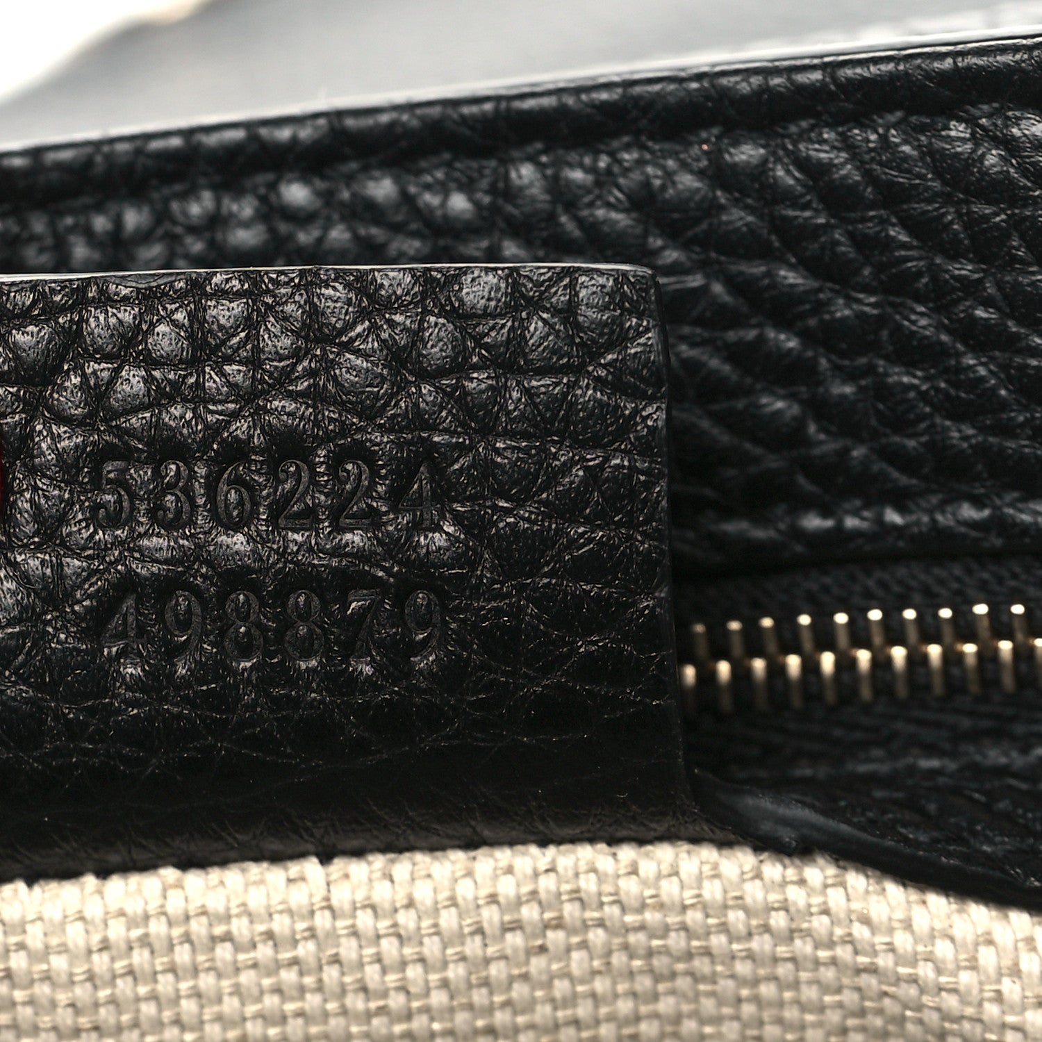 Gucci Pebbled Calfskin Medium Soho Flap Crossbody Black 7 of 9