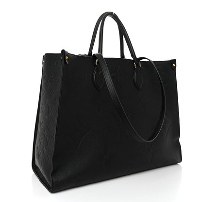 Louis Vuitton Empreinte Monogram Giant Onthego GM Black 3 of 12