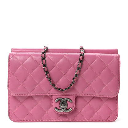 Chanel Lambskin Quilted Medium Crossing Times Flap Pink 1 of 11
