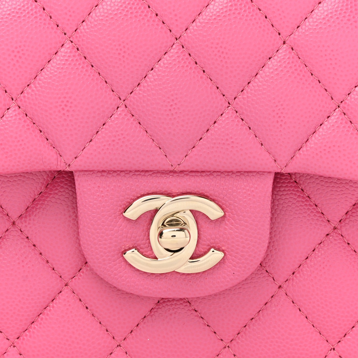 Chanel Caviar Quilted Small Double Flap Pink 7 of 10