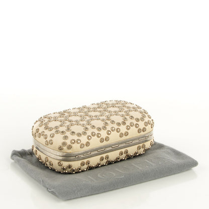 Alexander McQueen Studded Skull Box Clutch White 4 of 8