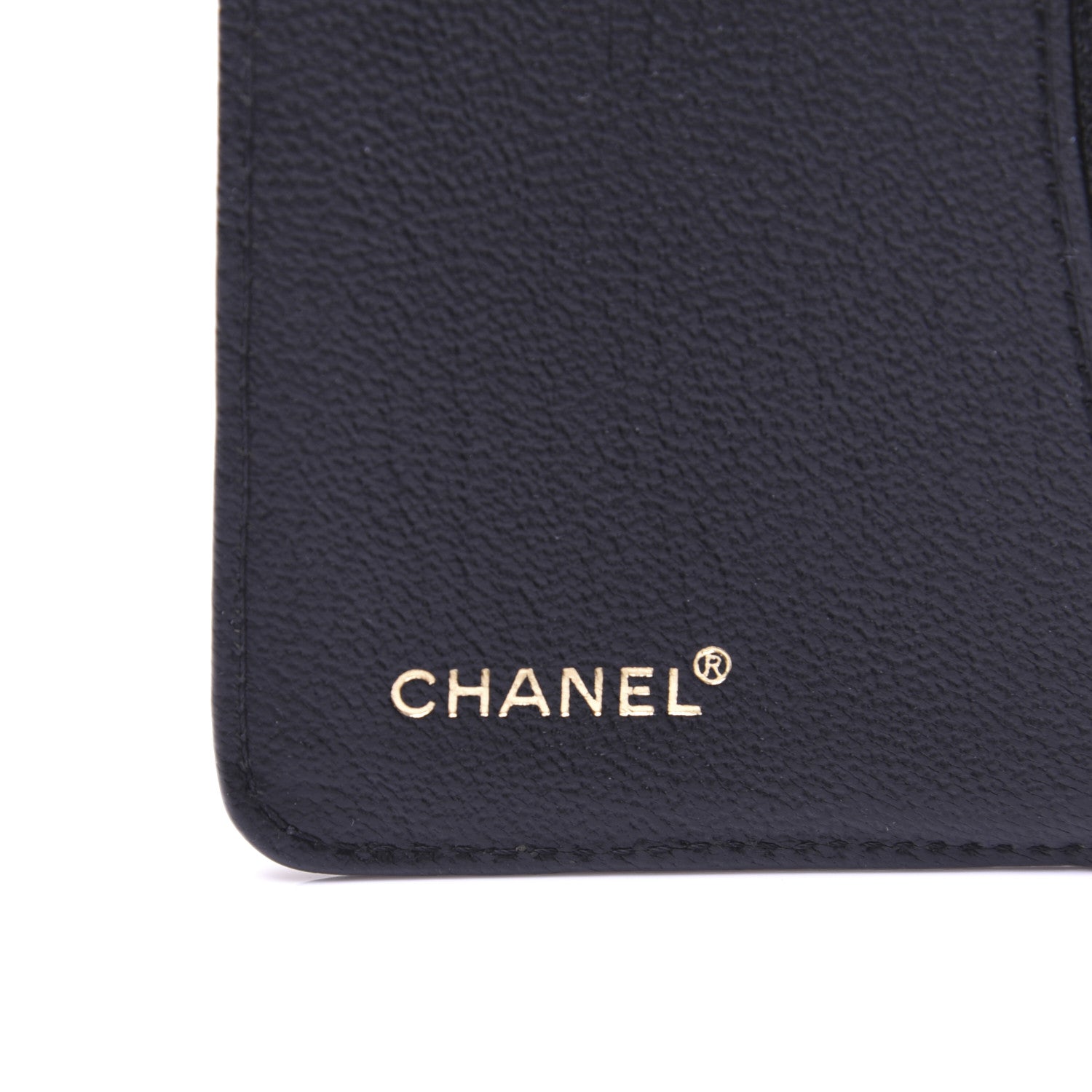 Chanel Goatskin Small Ring Agenda Planner Black 9 of 10