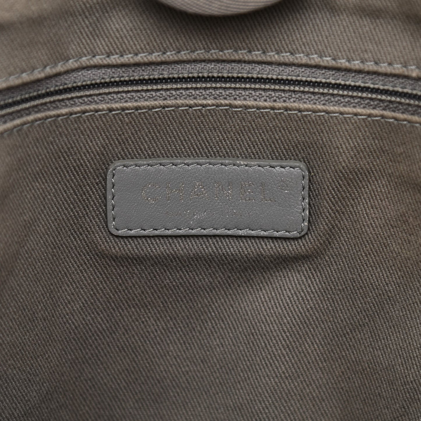 Woven Straw Raffia Small Deauville Tote Charcoal