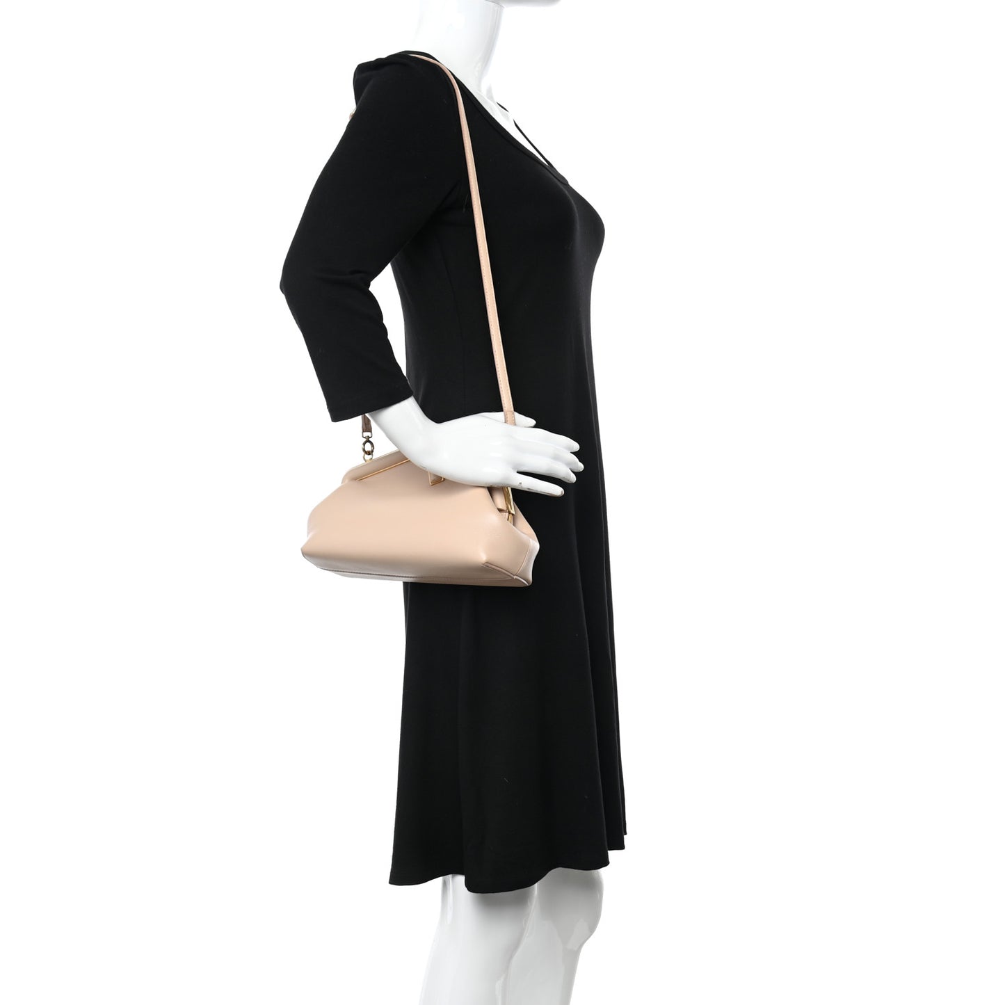 Shiny Nappa Small Fendi First Poudre