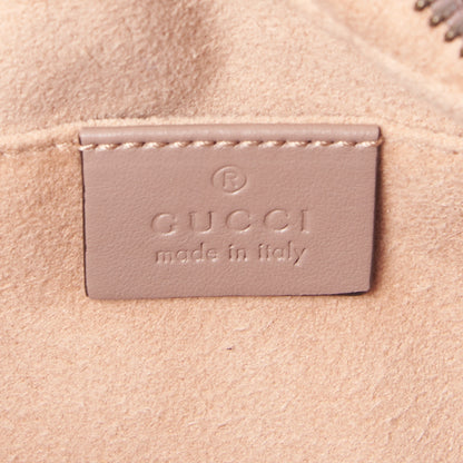 Gucci Calfskin Matelasse Small GG Marmont Chain Shoulder Bag Perfect Pink 8 of 9