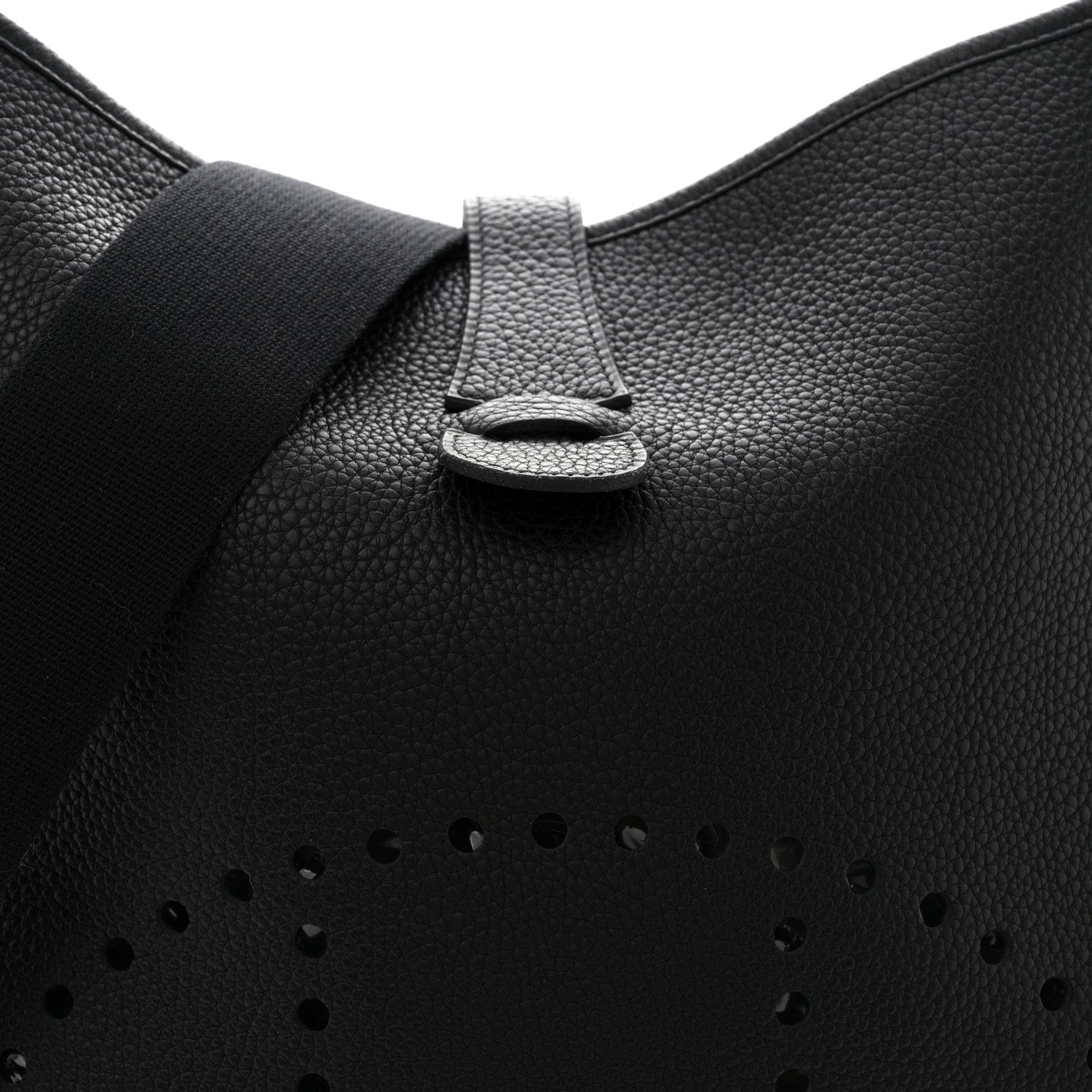 Hermes Taurillon Clemence Evelyne II TGM Black 8 of 10