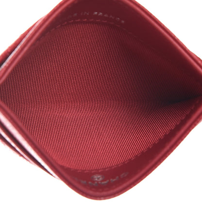 Chanel Caviar Quilted Card Holder Pink 5 of 9