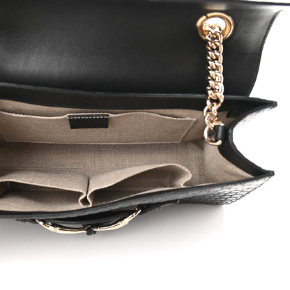 Gucci Microguccissima Medium Emily Chain Shoulder Bag Black 5 of 9