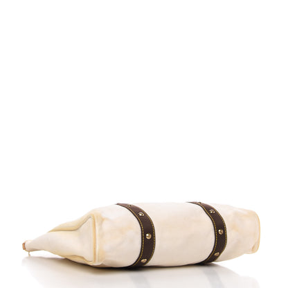 Louis Vuitton Toile Antigua Cabas GM Tote White 4 of 8