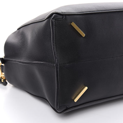 Loewe Calfskin Triple Zip Tote Black 10 of 10