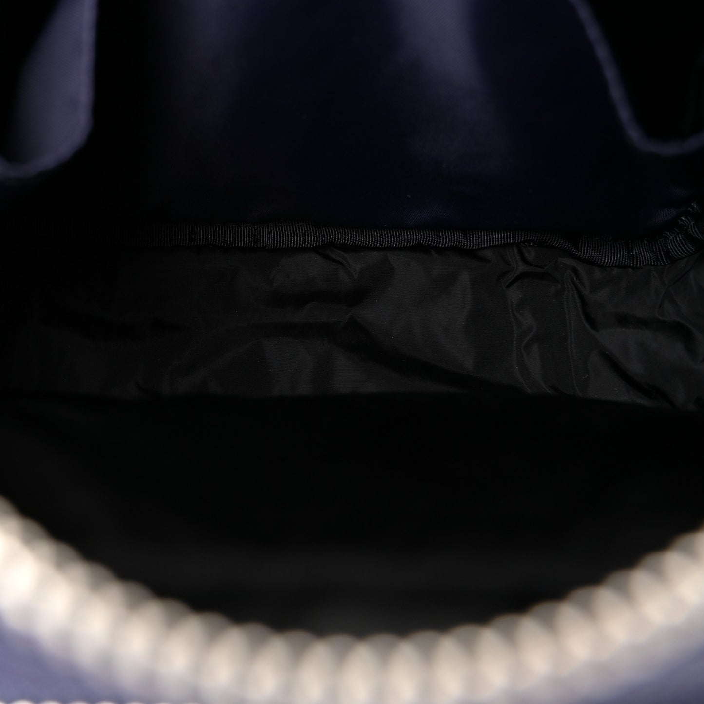Nylon Warner Camera Crossbody Bag Navy