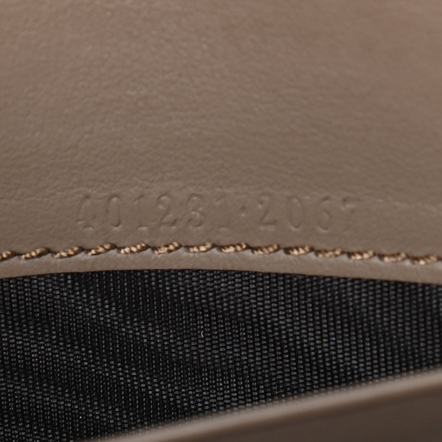 GG Supreme Monogram Mini Dionysus Chain Wallet Beige Taupe