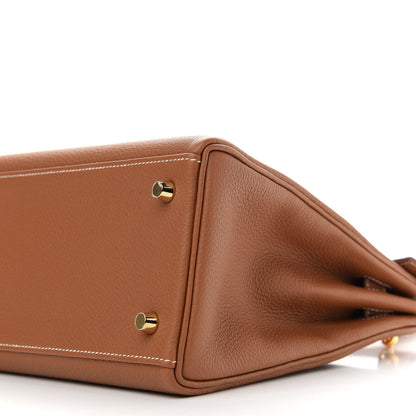 Hermes Togo Kelly Retourne 28 Gold 10 of 12