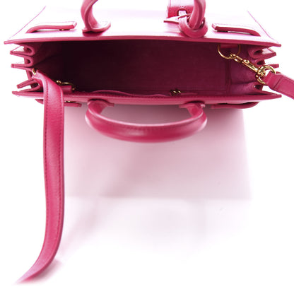 Saint Laurent Calfskin Nano Sac De Jour Bubblegum 5 of 10