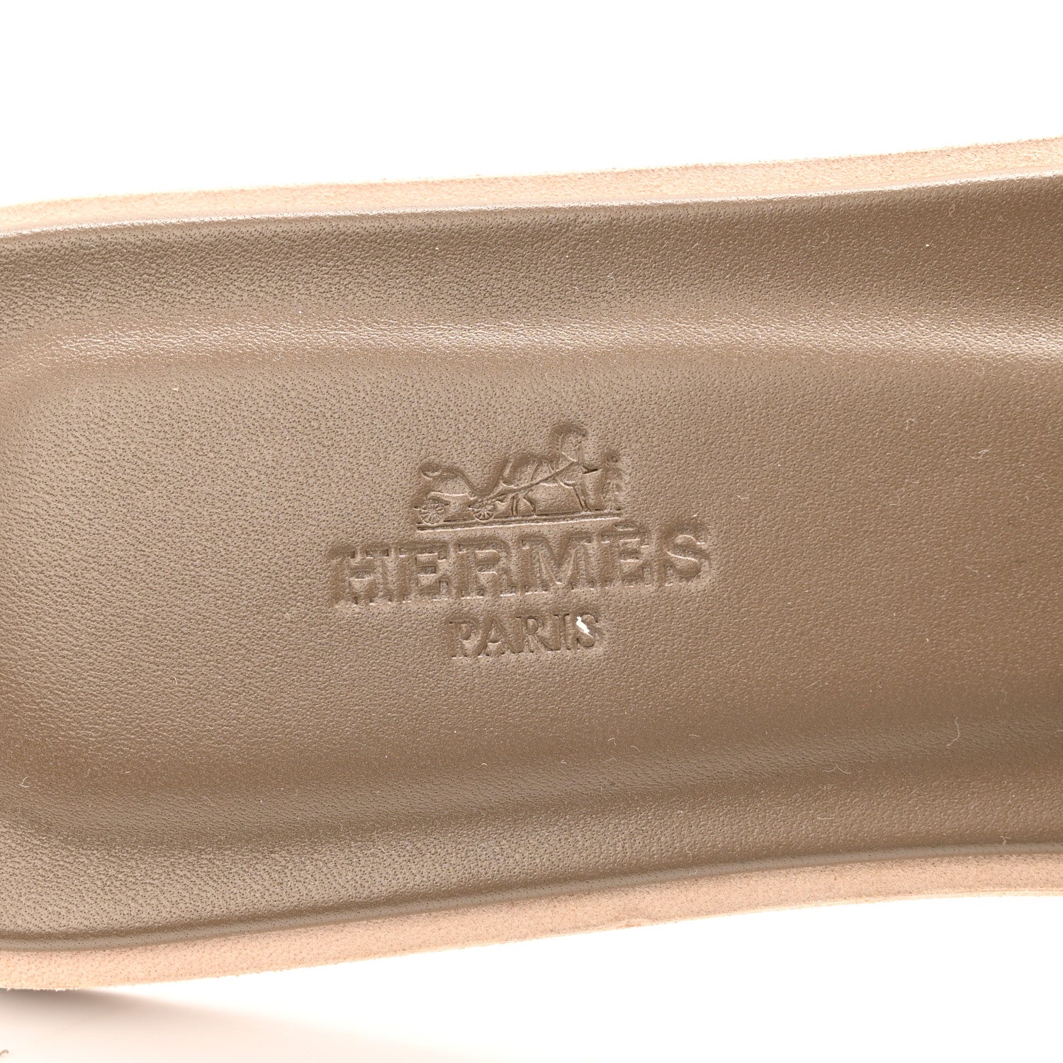 Hermes Epsom Oran Sandals 40 Etoupe 7 of 11