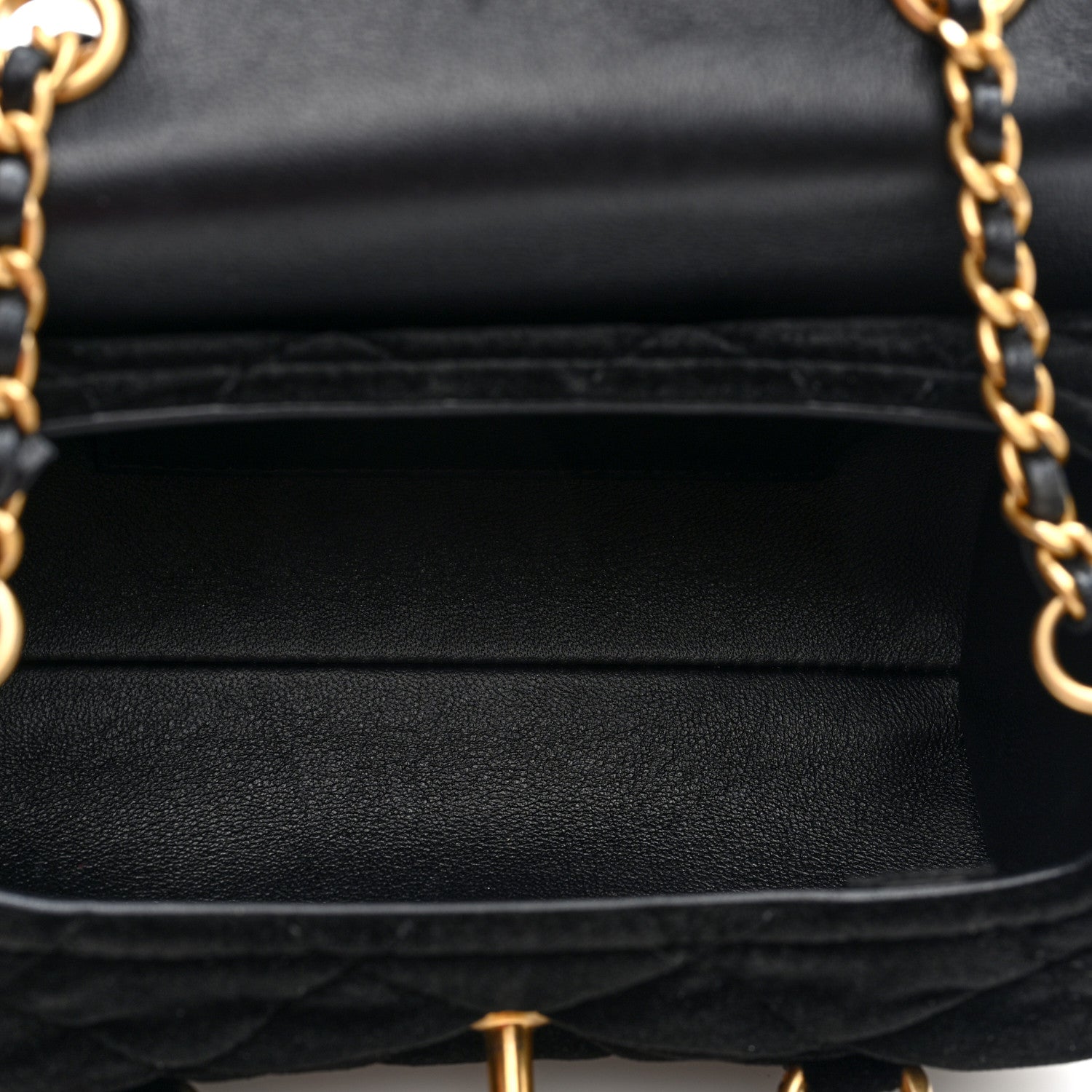 Chanel Velvet Quilted Mini Top Handle Flap Black 5 of 10