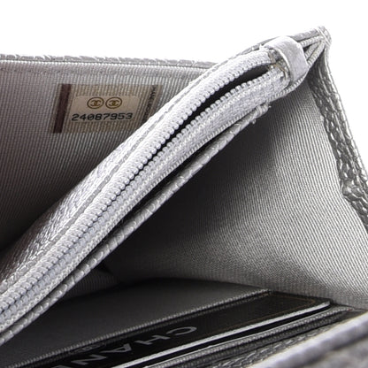 Chanel Metallic Caviar Quilted Wallet on Chain WOC 8 of 9