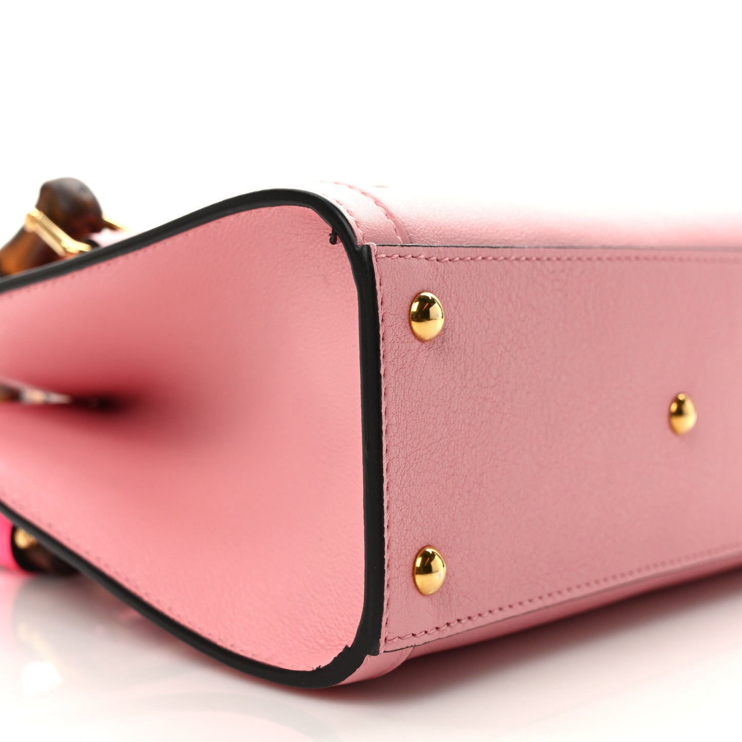 Wonka Grain Calfskin Mini Diana Tote Bag Wild Rose Fuxia Fluo