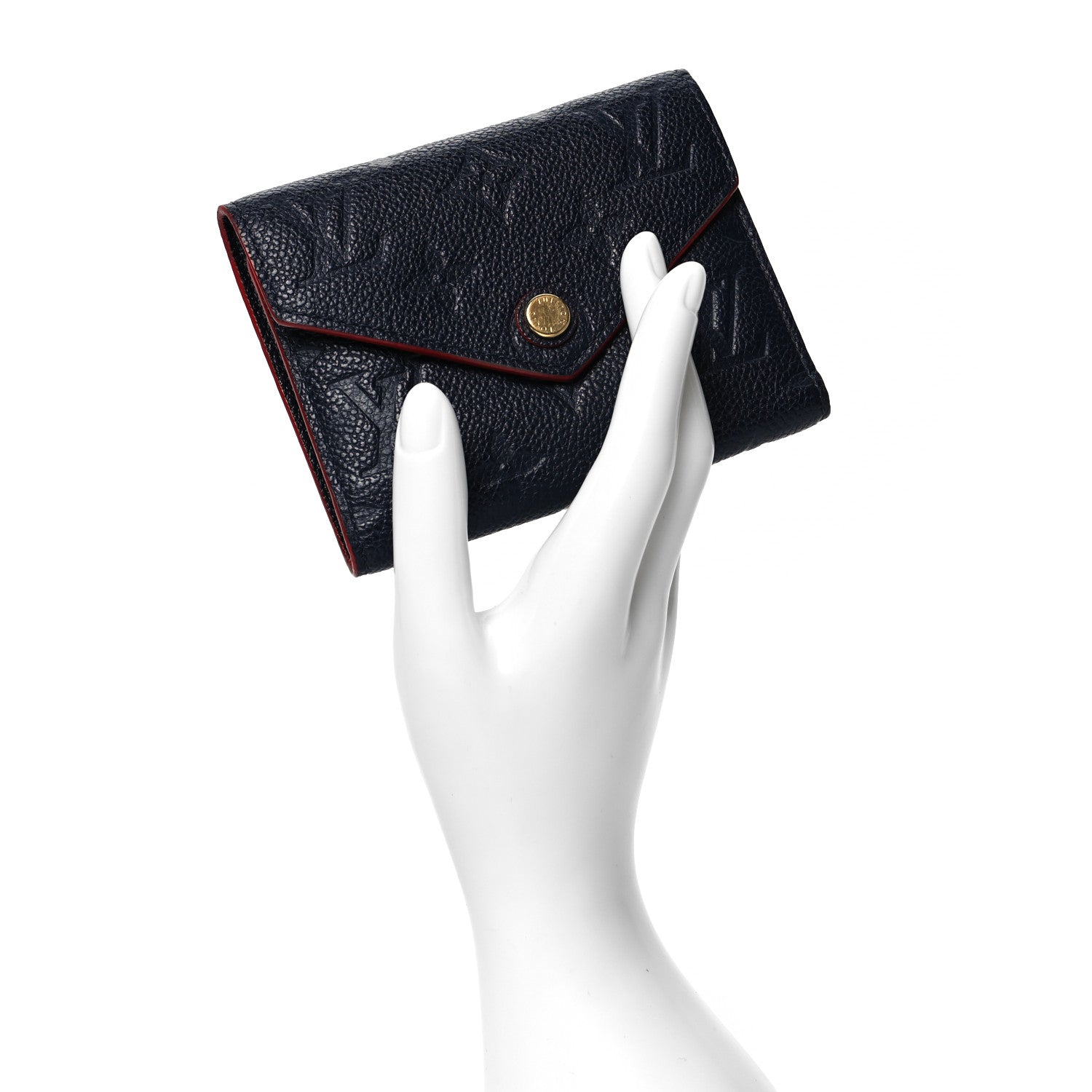 Louis Vuitton Empreinte Victorine Wallet Marine Rouge 2 of 10
