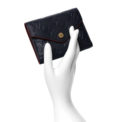 Louis Vuitton Empreinte Victorine Wallet Marine Rouge 2 of 10