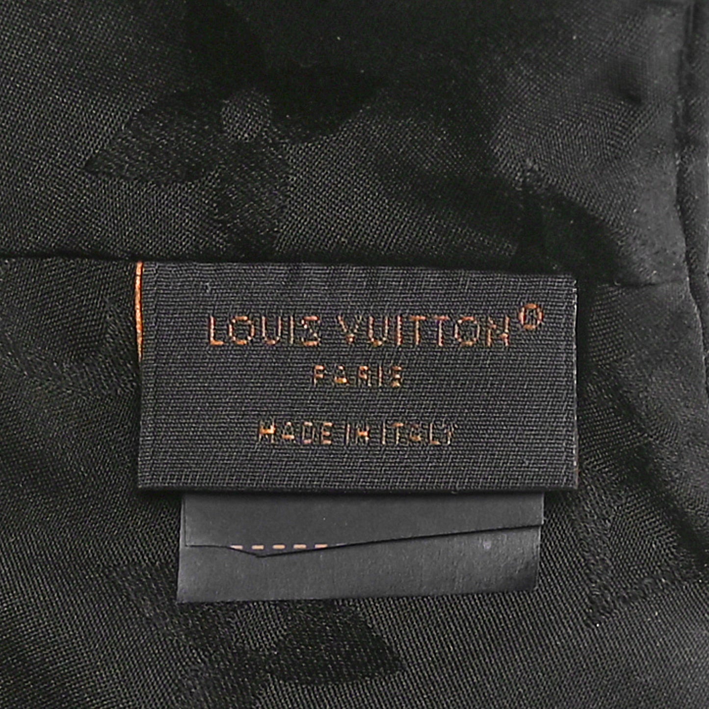 Polyester Silk Monogram LV Get Ready Cap L Black