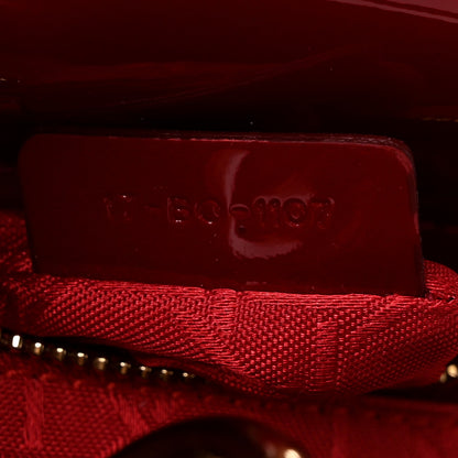 Christian Dior Patent Cannage Mini Lady Dior Red 7 of 10
