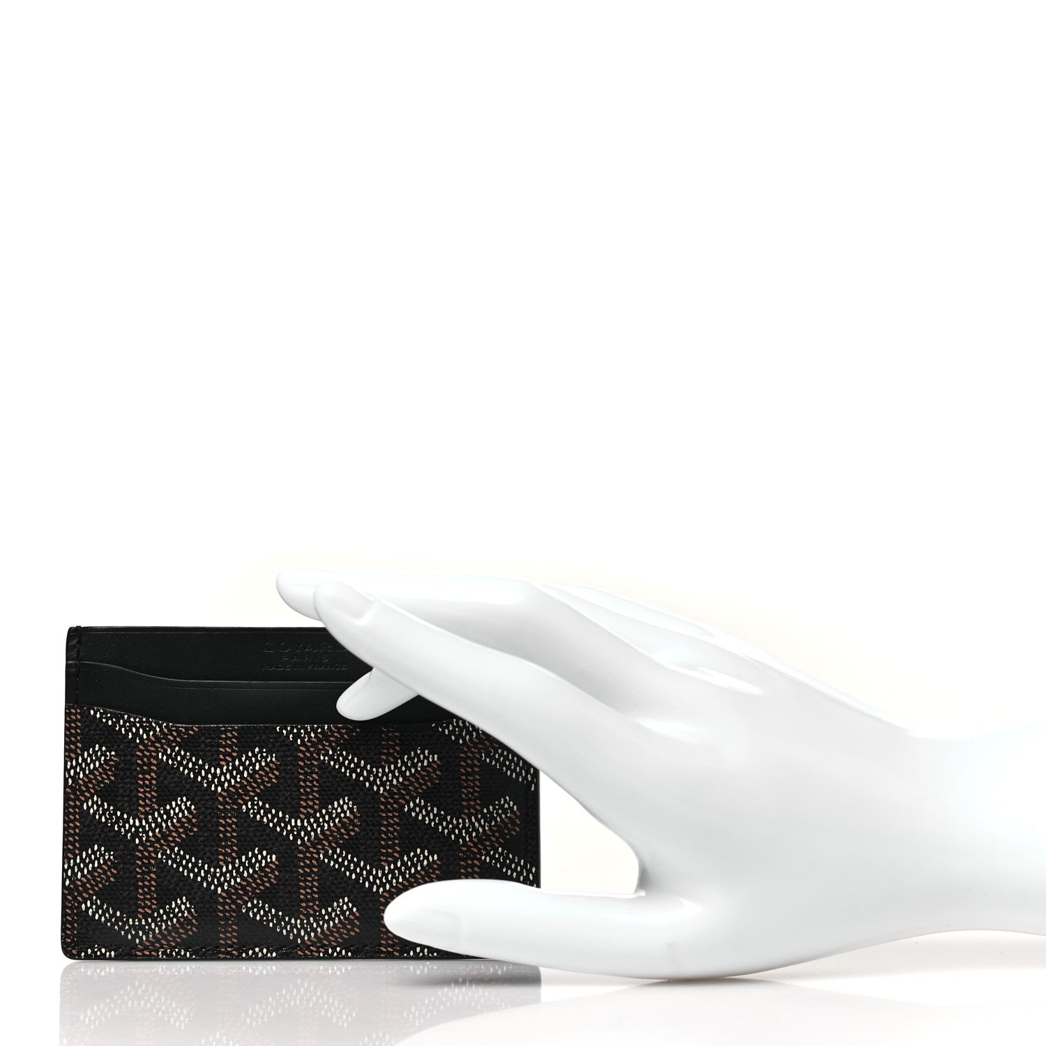 Goyard Goyardine Saint Sulpice Card Holder Black 2 of 8