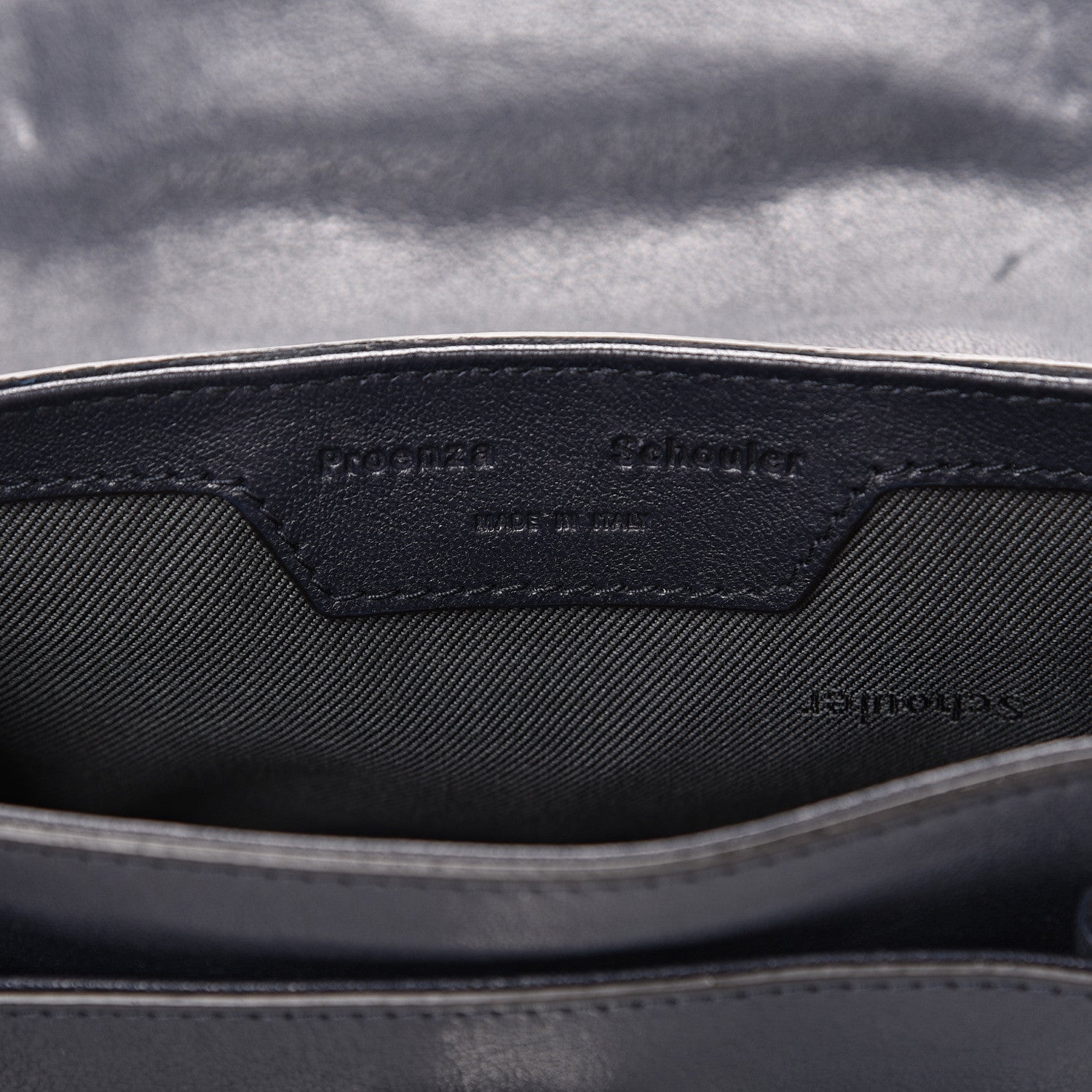Proenza Schouler Suede Micro PS1 Satchel Dark Navy 4 of 12