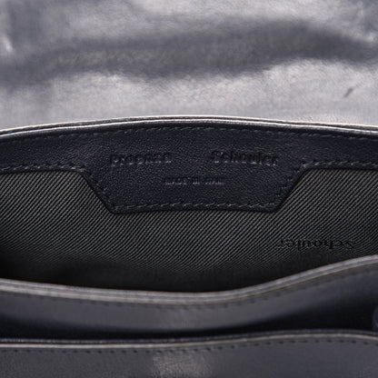 Proenza Schouler Suede Micro PS1 Satchel Dark Navy 4 of 12