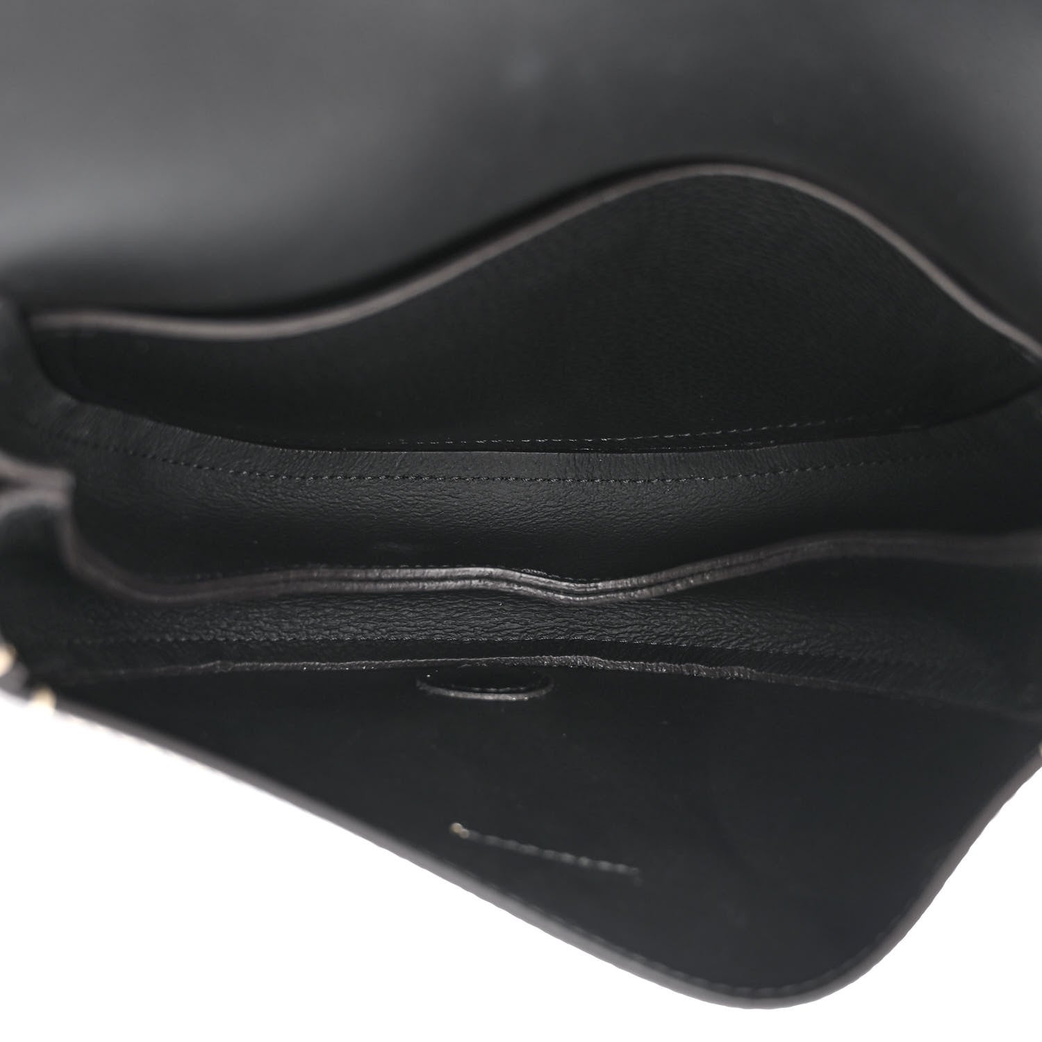 Chloe Grained Calfskin Small Darryl Saddle Crossbody Bag Black 5 of 9