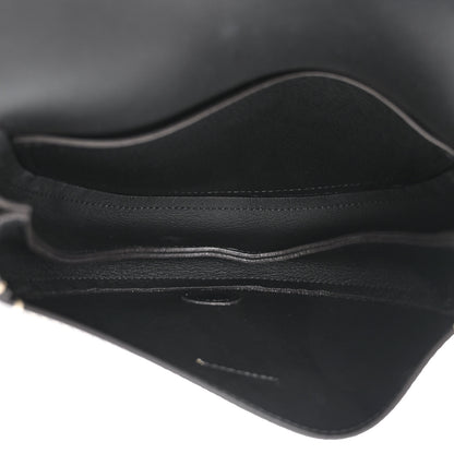 Chloe Grained Calfskin Small Darryl Saddle Crossbody Bag Black 5 of 9