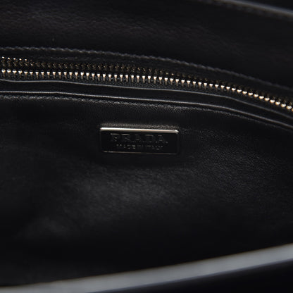 Prada Glace Calfskin Arcade Crossbody Bag Black 7 of 9