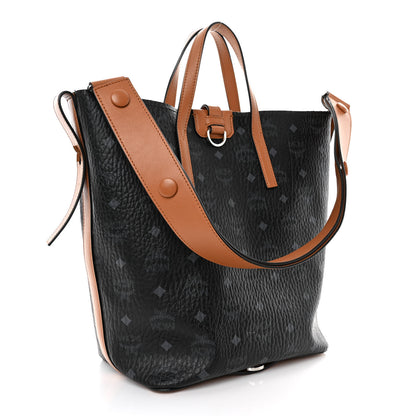 MCM Visetos Small Gunta Shopper Black 3 of 11