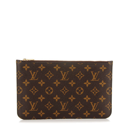 Louis Vuitton Monogram Neverfull MM GM Pochette Fuchsia 1 of 7