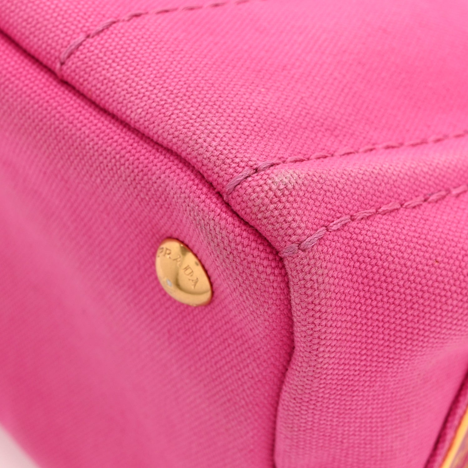 Prada Canapa Small Logo Tote Fuxia 15 of 15
