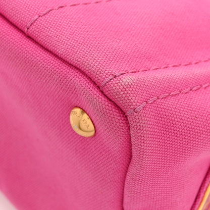 Prada Canapa Small Logo Tote Fuxia 15 of 15