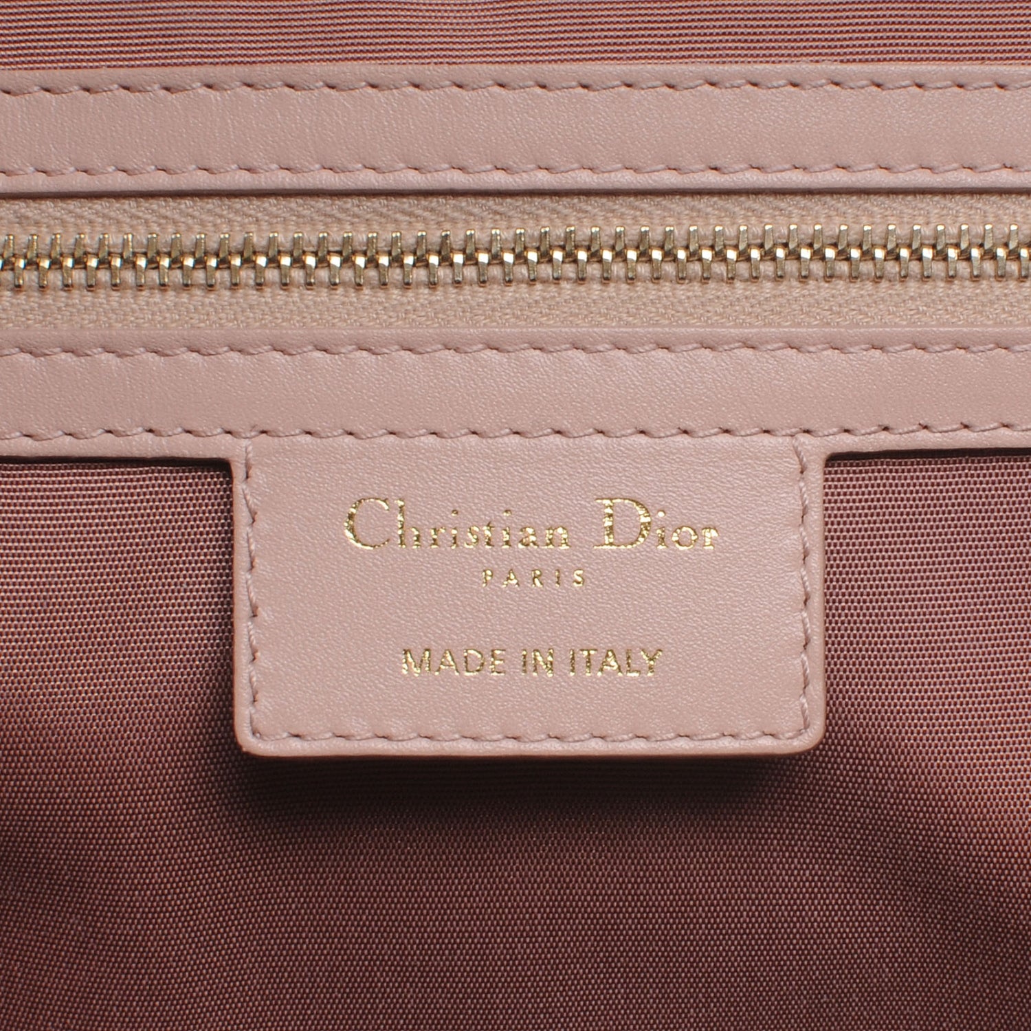Christian Dior Coated Canvas Cannage Medium Panarea Tote Light Pink 6 of 7