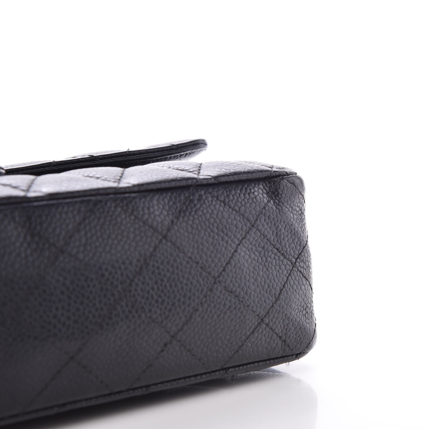 Chanel Caviar Quilted Medium Double Flap Black 11 of 17