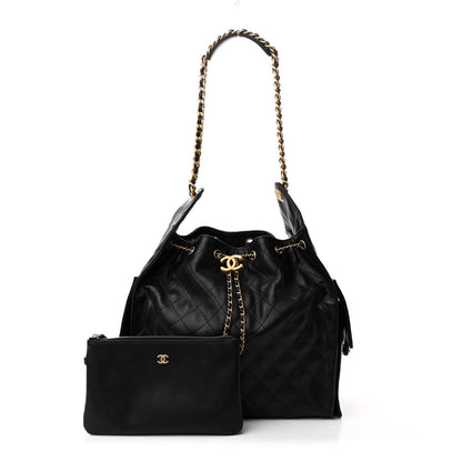 Chanel Caviar Quilted Medium Chanel 25 Handbag Black 2 of 13