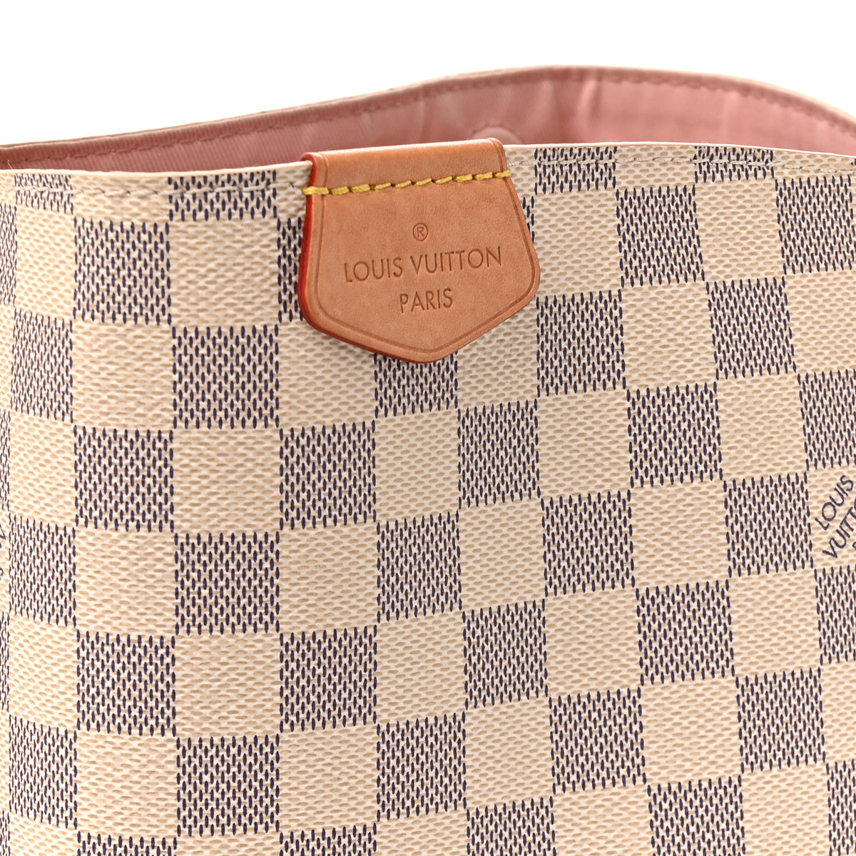 Damier Azur Graceful PM Rose Ballerine